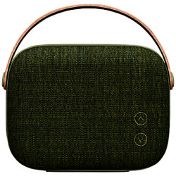 Vifa Helsinki Portable Bluetooth NFC Speaker With Leather Handle Willow Green